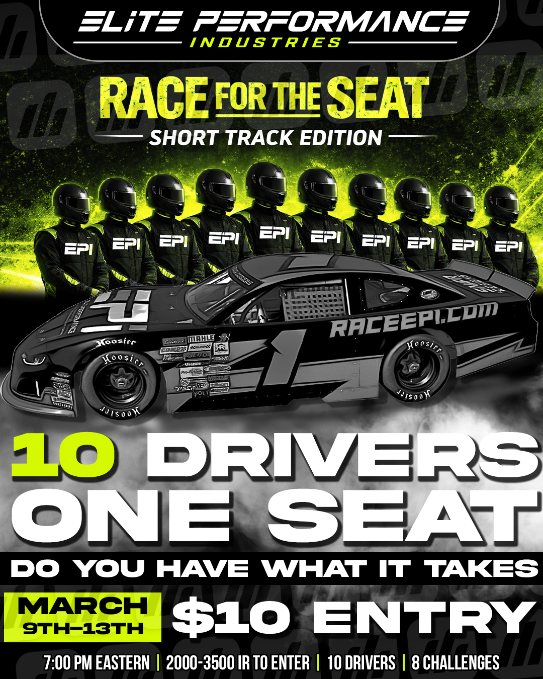 Race For The Seat Ticket