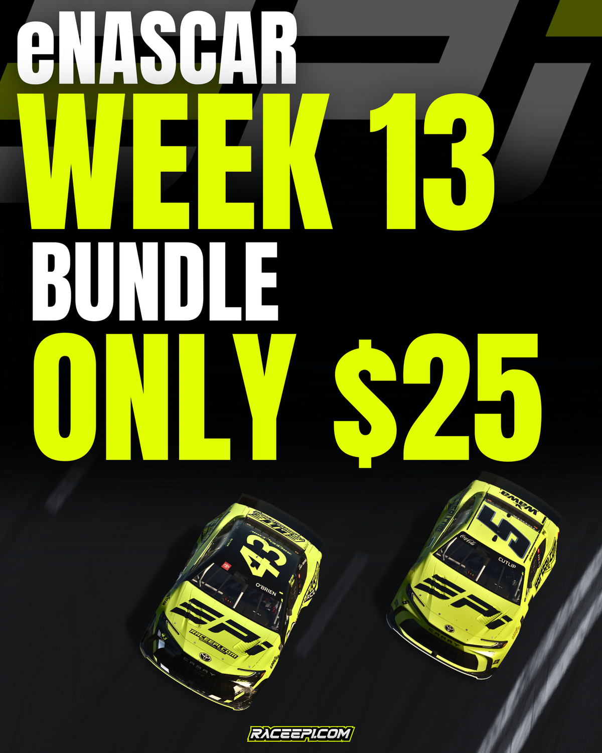 eNASCAR WEEK 13 SETUP BUNDLE