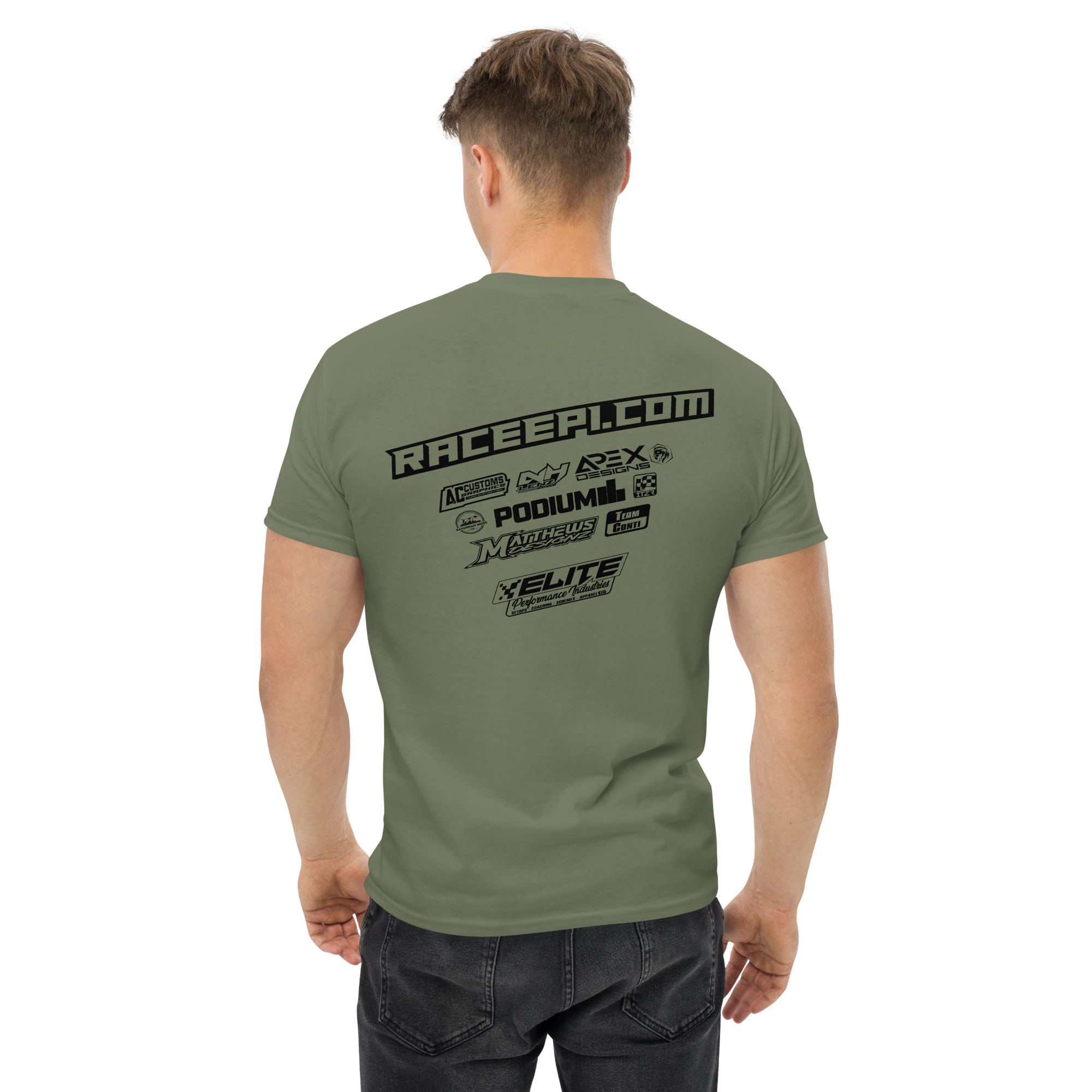 Men's EPI Sponsor Tee (Black lettering)