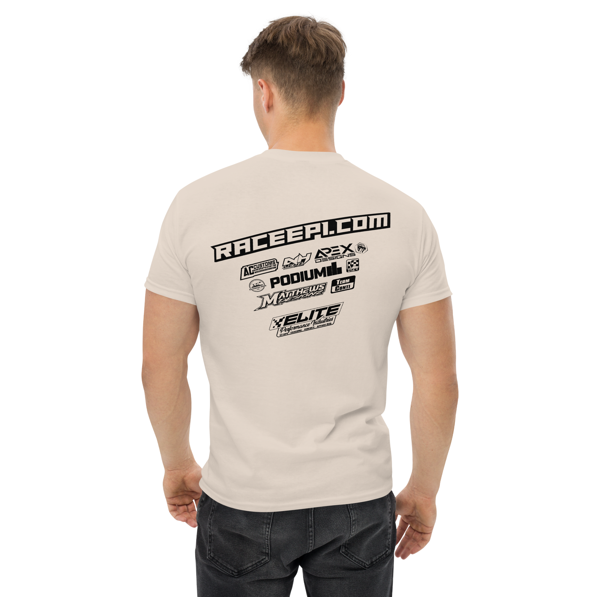 Men's EPI Sponsor Tee (Black lettering)