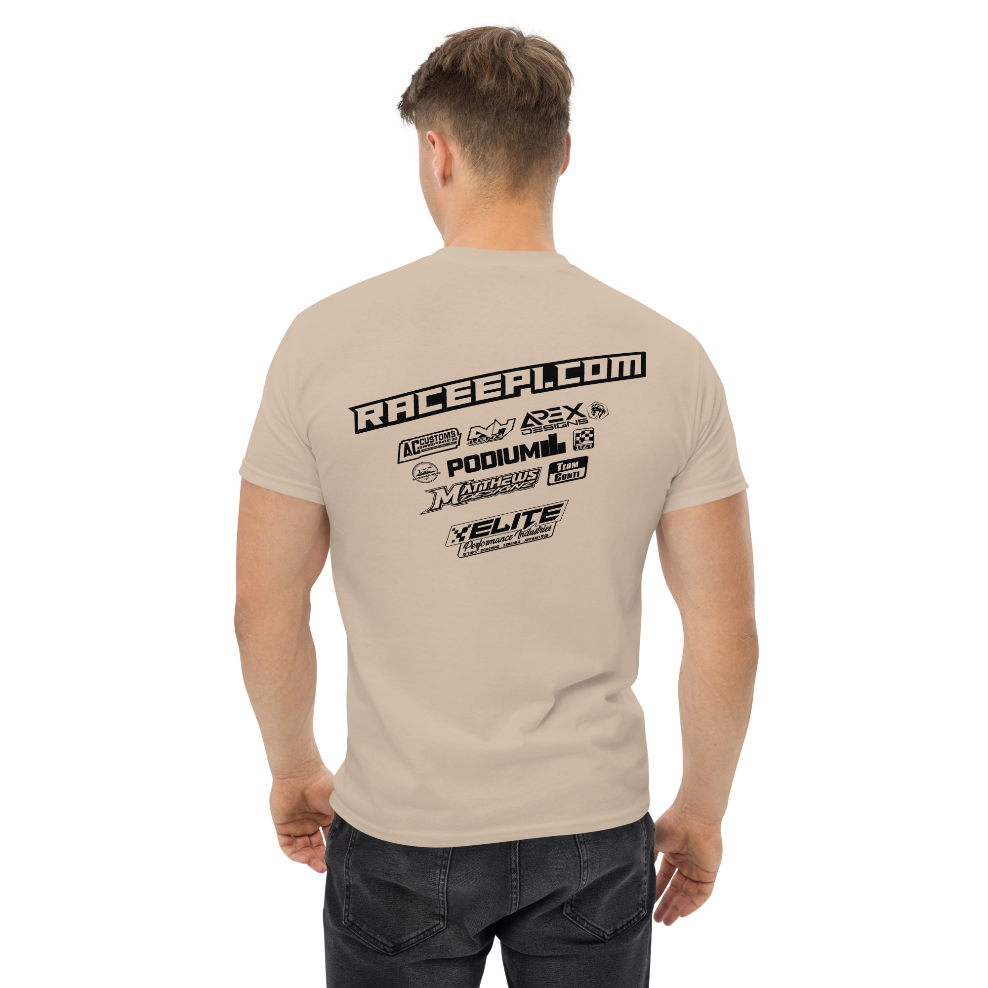 Men's EPI Sponsor Tee (Black lettering)