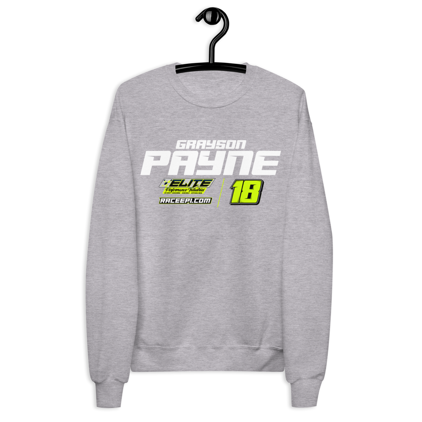 Unisex Grayson Payne Racing fleece sweatshirt